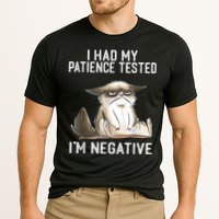 I Had My Patience Tested I'm Negative Cat Funny Sarcasm Performance Shirt