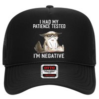 I Had My Patience Tested I'm Negative Cat Funny Sarcasm Hat