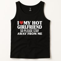 I Heart My Hot Girlfriend So Please Stay Sway From Me Tank Top