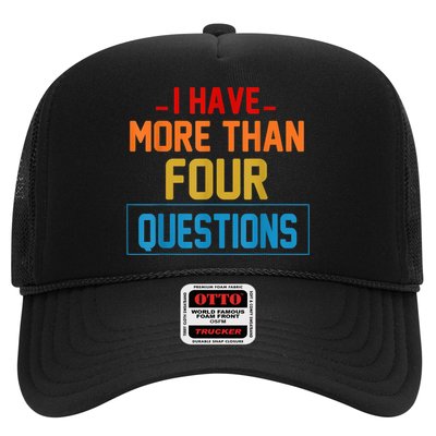 I Have More Than Four Questions Passover Trucker Hat