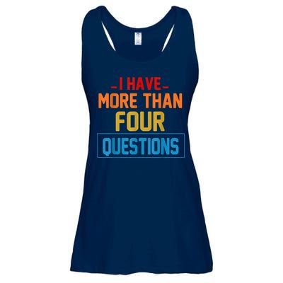 I Have More Than Four Questions Passover Ladies Essential Flowy Tank