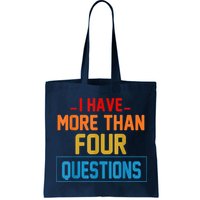 I Have More Than Four Questions Passover Bag