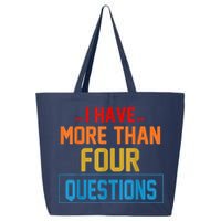 I Have More Than Four Questions Passover 25L Jumbo Tote