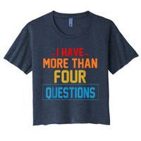I Have More Than Four Questions Passover Crop Top