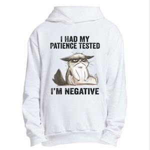 I Had My Patience Tested I'm Negative Cat Funny Sarcasm Urban Pullover Hoodie