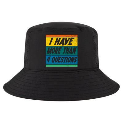 I Have More Than 4 Questions Passover Vintage Cool Comfort Performance Bucket Hat