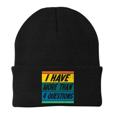 I Have More Than 4 Questions Passover Vintage Beanie