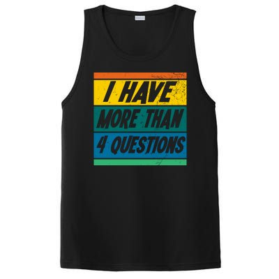 I Have More Than 4 Questions Passover Vintage PosiCharge Competitor Tank