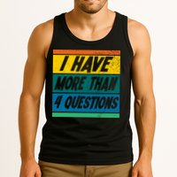 I Have More Than 4 Questions Passover Vintage Tank Top
