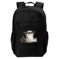 I Had My Patience Tested I'm Negative Cat Funny Daily Commute Backpack