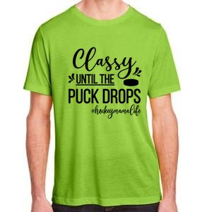 Ice Hockey Mama Life Ice Hockey Mom Of A Hockey Player Great Gift Adult ChromaSoft Performance T-Shirt