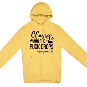 Ice Hockey Mama Life Ice Hockey Mom Of A Hockey Player Great Gift Premium Pullover Hoodie