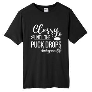 Ice Hockey Mama Life Ice Hockey Mom Of A Hockey Player Great Gift Tall Fusion ChromaSoft Performance T-Shirt