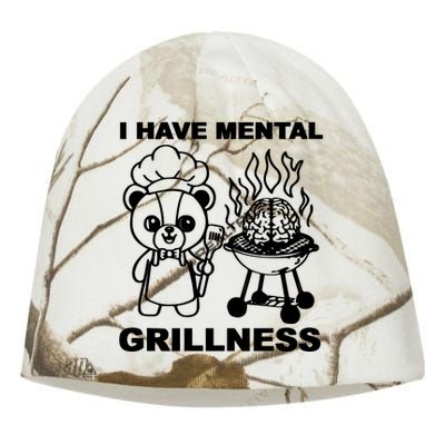 I Have Mental Grillness Kati - Camo Knit Beanie