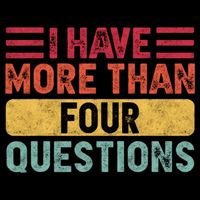 I Have More Than Four Questions Passover Impact Tech Backpack