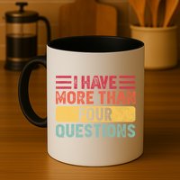 I Have More Than Four Questions Passover Mug