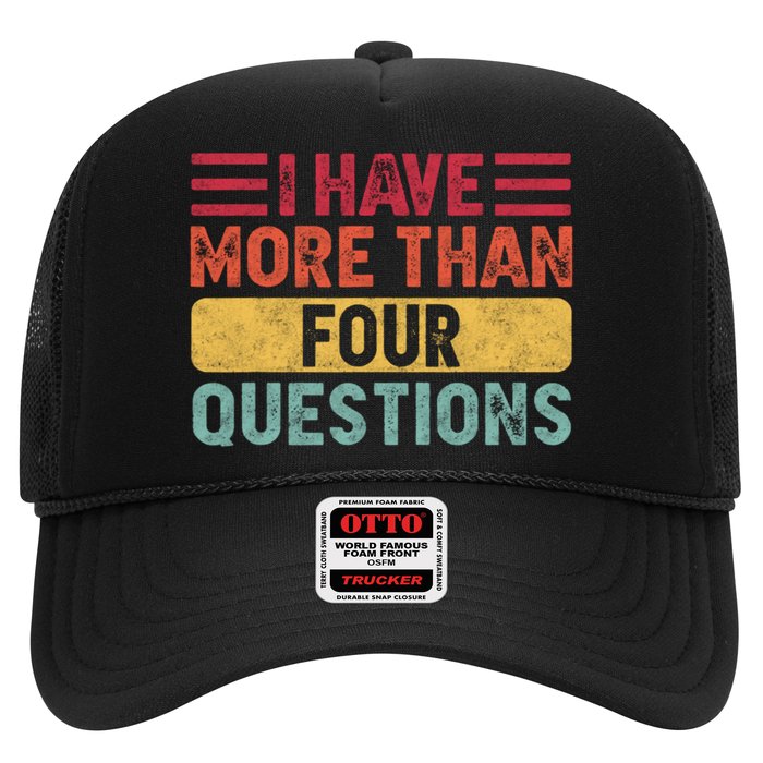 I Have More Than Four Questions Passover Trucker Hat