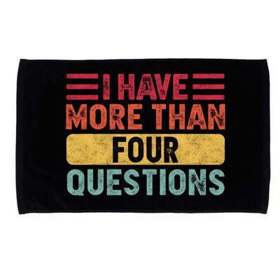 I Have More Than Four Questions Passover Microfiber Hand Towel