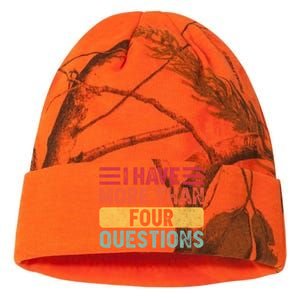 I Have More Than Four Questions Passover Kati Licensed 12" Camo Beanie