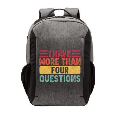 I Have More Than Four Questions Passover Vector Backpack
