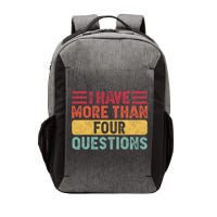 I Have More Than Four Questions Passover Vector Backpack
