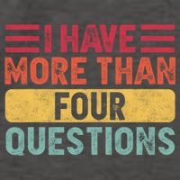 I Have More Than Four Questions Passover Vector Backpack