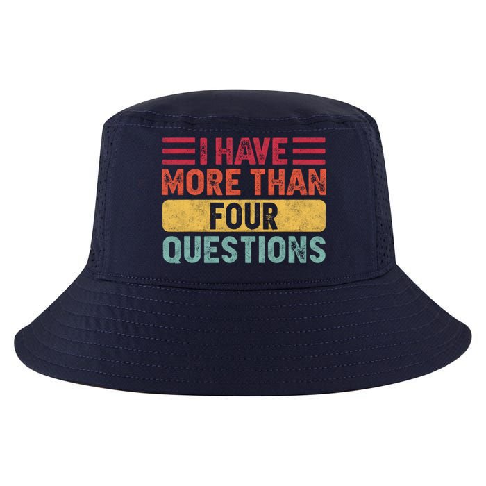 I Have More Than Four Questions Passover Cool Comfort Performance Bucket Hat