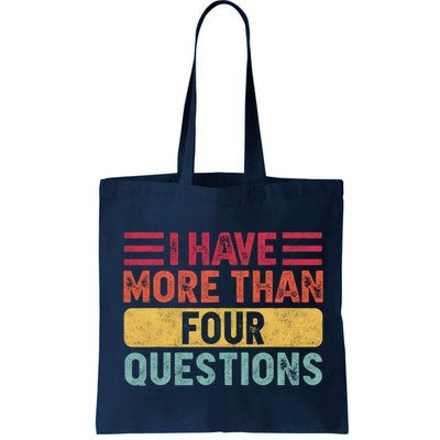 I Have More Than Four Questions Passover Bag