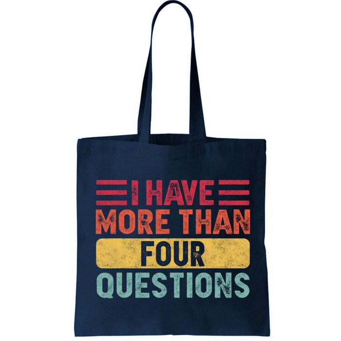 I Have More Than Four Questions Passover Bag