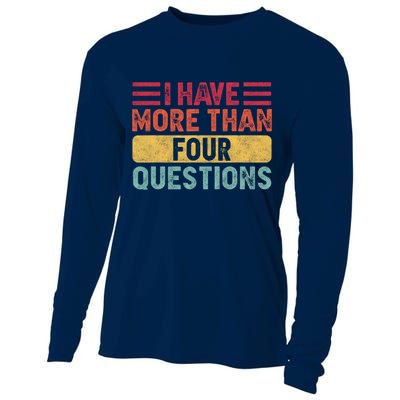 I Have More Than Four Questions Passover Cooling Performance Long Sleeve Crew