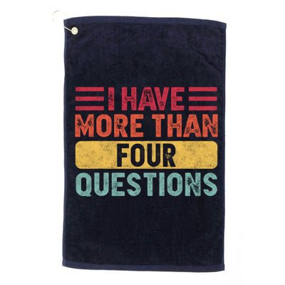 I Have More Than Four Questions Passover Golf Towel