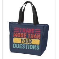 I Have More Than Four Questions Passover Zip Tote Bag