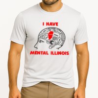 I Have Mental Illinois Funny Pun, Illinoisan Humor Cooling Performance Crew T-Shirt