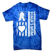 Ice Hockey Mom Goalie Usa Flag Cool Gift Tie-Dye T-Shirt