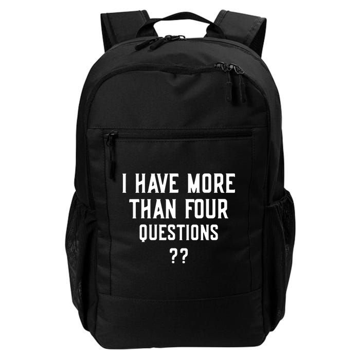 I Have More Than Four Questions Passover Backpack