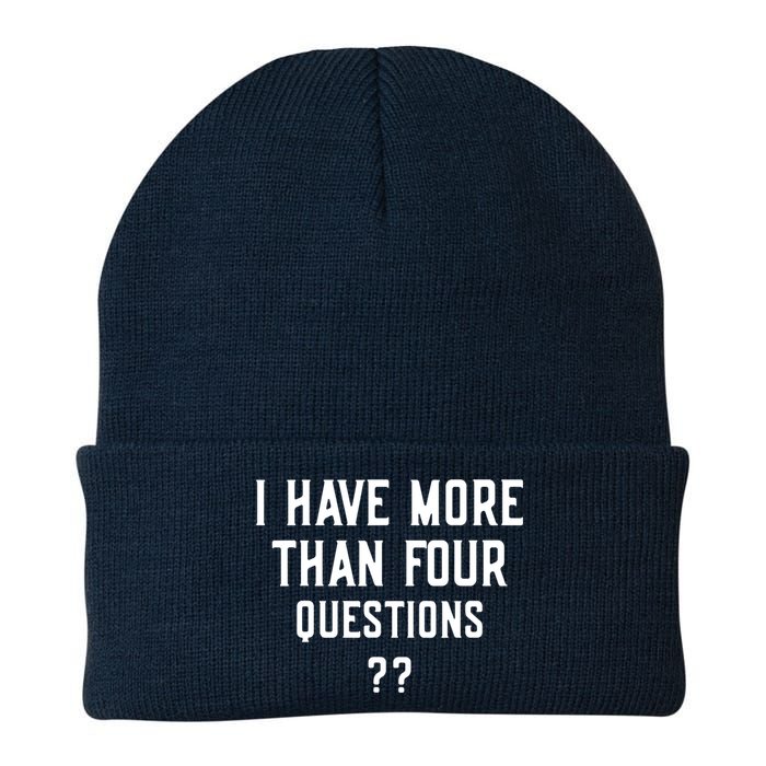 I Have More Than Four Questions Passover Beanie