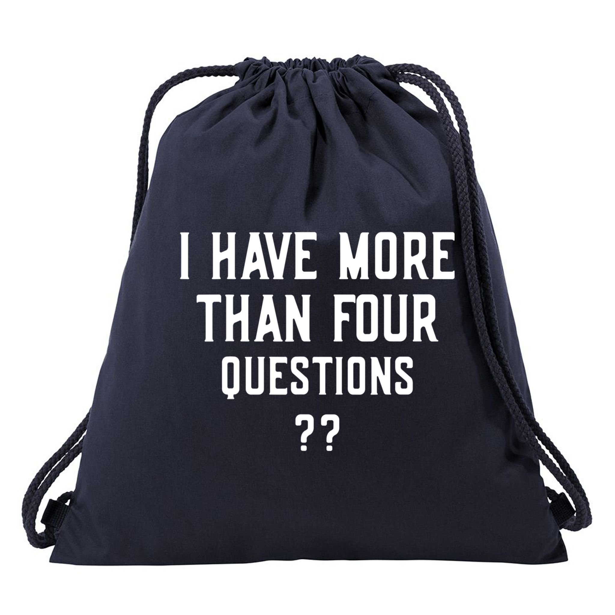 I Have More Than Four Questions Passover Drawstring Bag