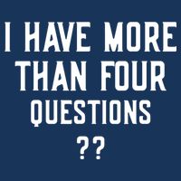 I Have More Than Four Questions Passover Visor