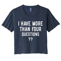 I Have More Than Four Questions Passover Crop Top