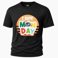 I Hate Monday Little Penguin Sleeping Working Day Design Performance Shirt
