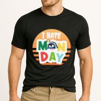 I Hate Monday Little Penguin Sleeping Working Day Design Performance Shirt