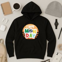 I Hate Monday Little Penguin Sleeping Working Day Design Hoodie