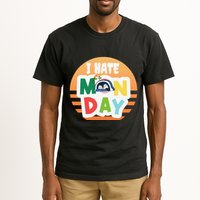 I Hate Monday Little Penguin Sleeping Working Day Design Tall T-Shirt