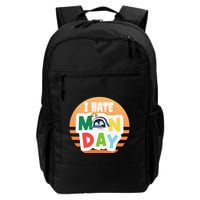 I Hate Monday Little Penguin Sleeping Working Day Design Backpack