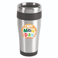 I Hate Monday Little Penguin Sleeping Working Day Design 16oz Travel Tumbler
