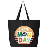 I Hate Monday Little Penguin Sleeping Working Day Design 25L Jumbo Tote