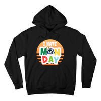 I Hate Monday Little Penguin Sleeping Working Day Design Tall Hoodie