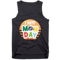 I Hate Monday Little Penguin Sleeping Working Day Design Tank Top