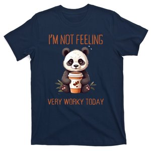 I Hate Mornings Panda T-Shirt