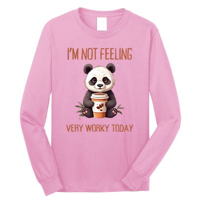 I Hate Mornings Panda Long Sleeve Shirt